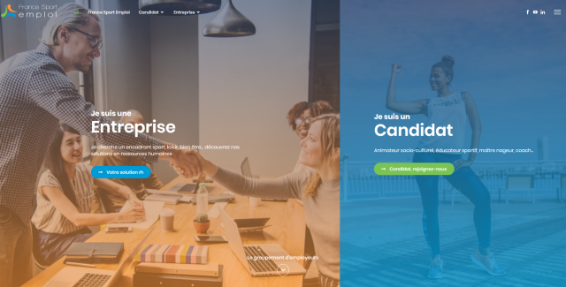 Nouveau site France Sport Emploi